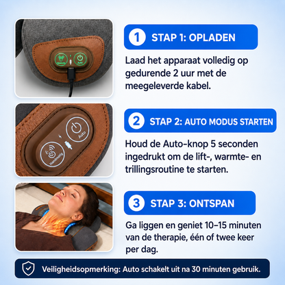 Callix™ 26° Dynamisch Liftkussen voor Nek en Wervelkolom.